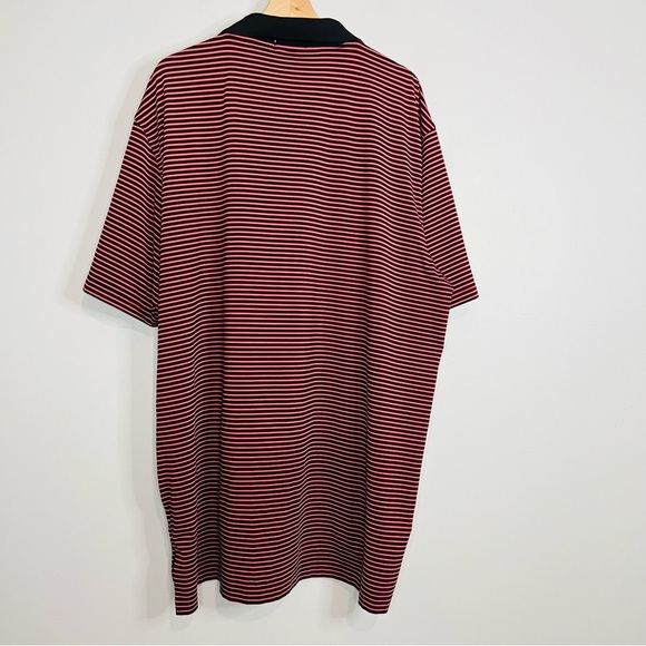 Peter Millar Striped Cherry Summer Comfort Golf Polo XXL - Picture 6 of 6